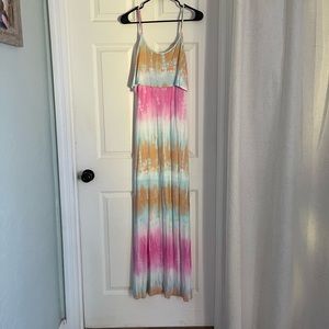 Lulu’s Tie dye maxi dress